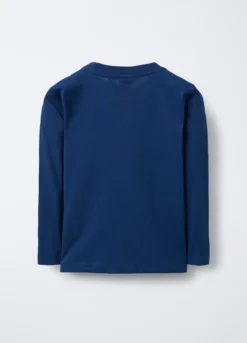 T-shirt girocollo in jersey di puro cotone bambino