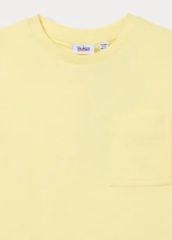 T-shirt girocollo in jersey slub bambino