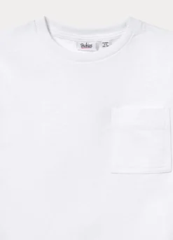 T-shirt girocollo in jersey slub bambino