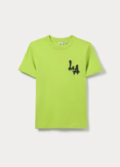 T-shirt girocollo in jersey di puro cotone ragazzo