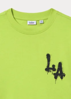 T-shirt girocollo in jersey di puro cotone ragazzo
