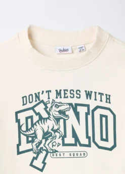 T-shirt girocollo in jersey di puro cotone bambino