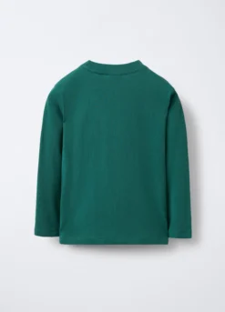 T-shirt girocollo in jersey di puro cotone bambino