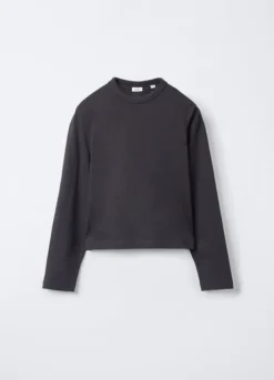 T-shirt girocollo in jersey di puro cotone ragazza