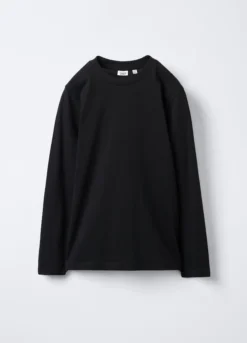 T-shirt girocollo in jersey di puro cotone ragazzo