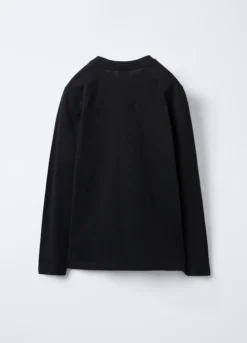 T-shirt girocollo in jersey di puro cotone ragazzo