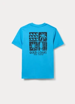 T-shirt girocollo in jersey di puro cotone ragazzo