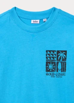 T-shirt girocollo in jersey di puro cotone ragazzo