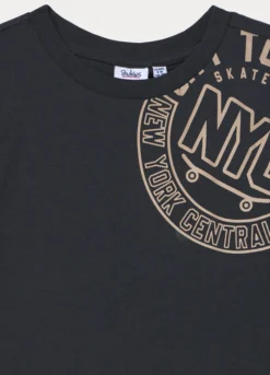 T-shirt girocollo in jersey di puro cotone ragazzo
