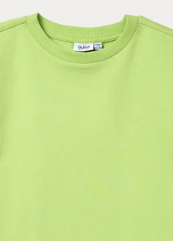 T-shirt girocollo in jersey di puro cotone ragazzo