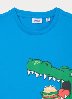 T-shirt girocollo in jersey bambino
