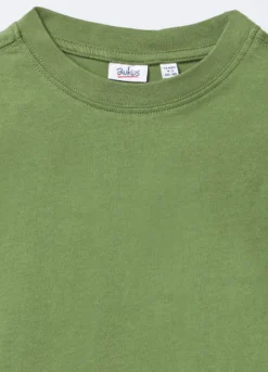 T-shirt girocollo in jersey di puro cotone bambino