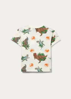 T-shirt girocollo Jurassic World bambino
