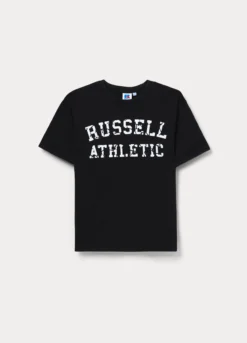T-shirt girocollo Russel Athletic in jersey di puro cotone ragazzo