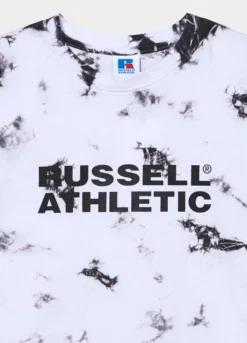 T-shirt girocollo Russel Athletic in jersey di puro cotone ragazzo