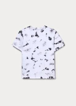 T-shirt girocollo Russel Athletic in jersey di puro cotone ragazzo