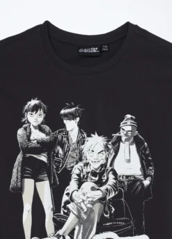 T-shirt Gorillaz in jersey di puro cotone ragazzo