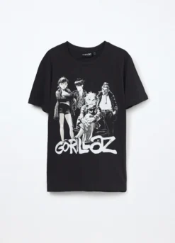 T-shirt Gorillaz in jersey di puro cotone ragazzo
