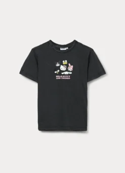 T-shirt Hello Kitty in jersey di puro cotone ragazza