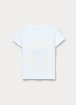T-shirt in jersey di cotone stretch ragazza