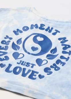 T-shirt in jersey di cotone stretch ragazza