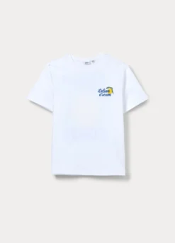 T-shirt in jersey di cotone stretch ragazza