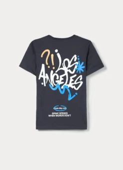 T-shirt in jersey di puro cotone ragazzo