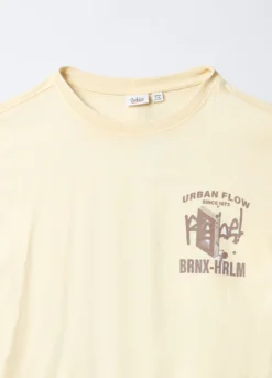 T-shirt in jersey di puro cotone Fit Over ragazzo