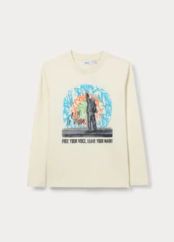 T-shirt in jersey di puro cotone ragazzo