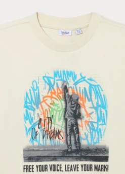T-shirt in jersey di puro cotone ragazzo