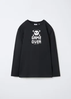 T-shirt in jersey di puro cotone ragazzo