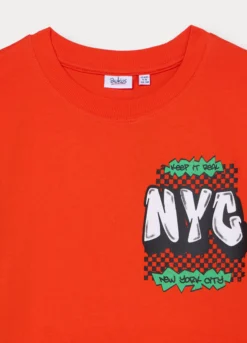 T-shirt in jersey di puro cotone ragazzo