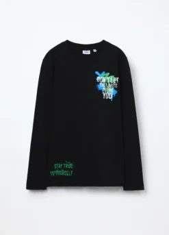 T-shirt in jersey di puro cotone ragazzo