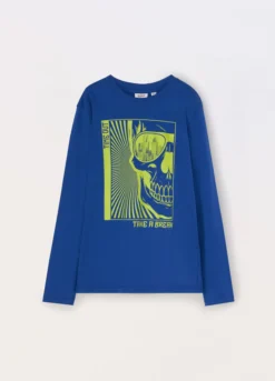 T-shirt in jersey di puro cotone ragazzo