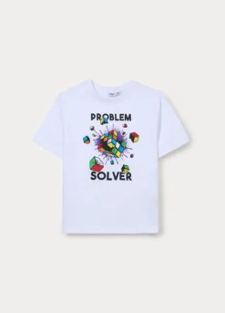 T-shirt in jersey di puro cotone ragazzo