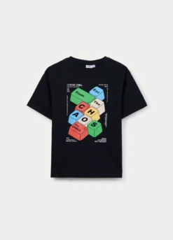 T-shirt in jersey di puro cotone ragazzo