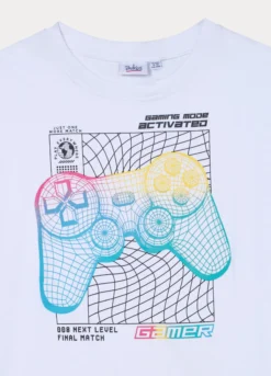 T-shirt in jersey di puro cotone ragazzo