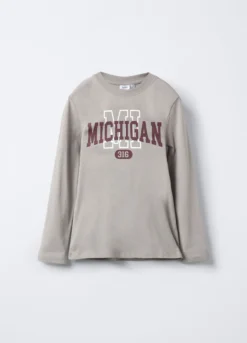 T-shirt in jersey di puro cotone ragazzo