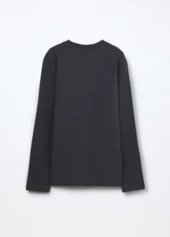 T-shirt in puro cotone a maniche lunghe ragazzo