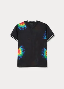 T-shirt mesh con scollo a V ragazzo