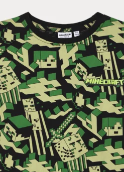 T-shirt Minecraft girocollo ragazzo