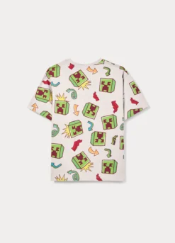 T-shirt Minecraft girocollo ragazzo