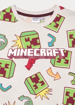T-shirt Minecraft girocollo ragazzo