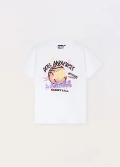 T-shirt NBA in puro cotone ragazza