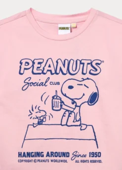 T-shirt Peanuts in jersey di puro cotone ragazza