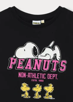 T-shirt Peanuts in jersey di puro cotone ragazza