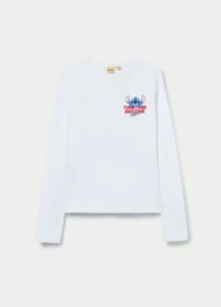 T-shirt Stitch in cotone stretch ragazza