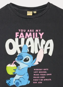 T-shirt Stitch in jersey di puro cotone ragazza