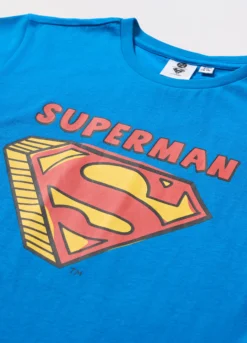 T-shirt Superman in jersey di puro cotone ragazzo