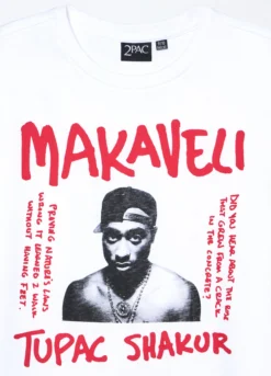 T-shirt Tupac Shakur in puro cotone ragazzo